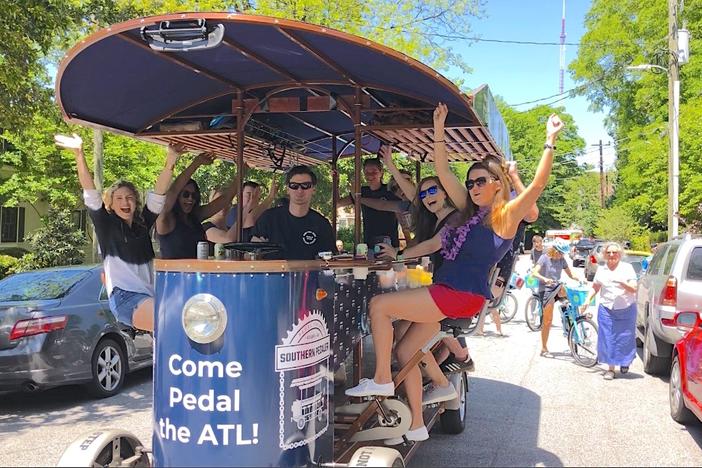 Southern Pedaler organizes city bike tours and pub crawls around Atlanta.