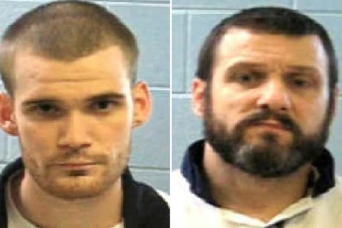 Ricky Dubose and Donnie Russell Rowe are being sought in the shooting of two corrections officers (photo Georgia Department of Corrections)