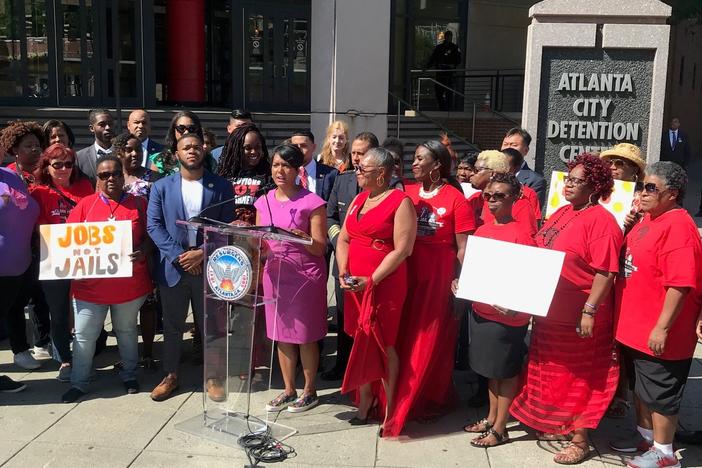 Atlanta Mayor Keisha Lance Bottoms signs legislation forming a task force to close and repurpose the city jail.