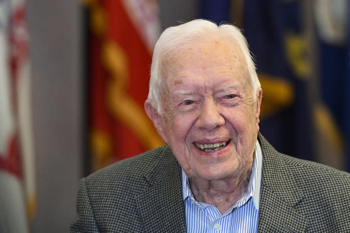 Former President Jimmy Carter was admitted to Phoebe Sumter Medical Center this weekend to treat an infection.