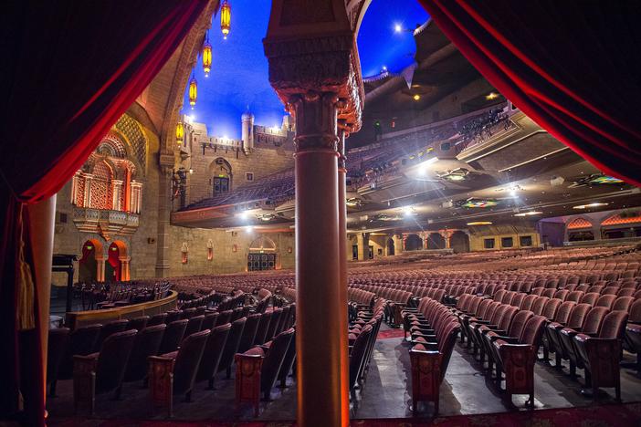 The Fox Theatre's auditorium in Atlanta. The theatre opened its doors in 1929.