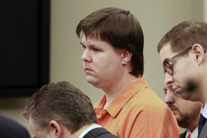 Justin Ross Harris appears in court for his sentencing in Marietta, Ga., Monday, Dec. 5, 2016.