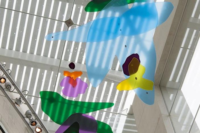 Take in "katniss" with artist Katherine Sandoz at the Jepson Center on Sunday.