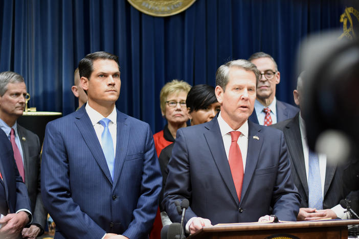 Gov. Brian Kemp delivers an update on coronavirus in Georgia.