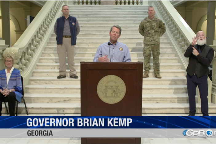 Gov. Brian Kemp delivers an update on coronavirus in Georgia.
