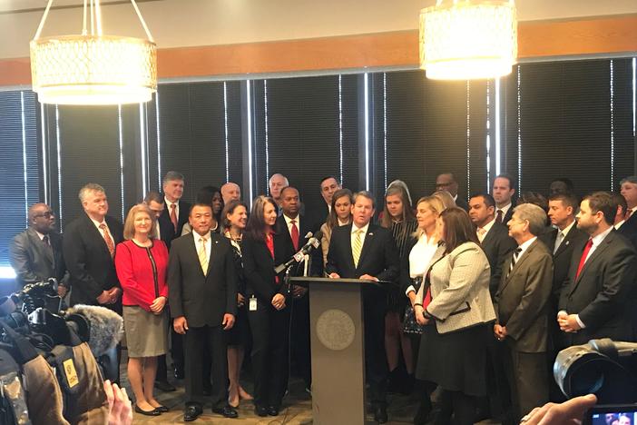 Governor-elect Brian Kemp announces his transition team.