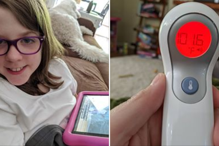 Kira Johnson tested positive for COVID-19 April 6, 2020, and had a low-grade fever more than a month.