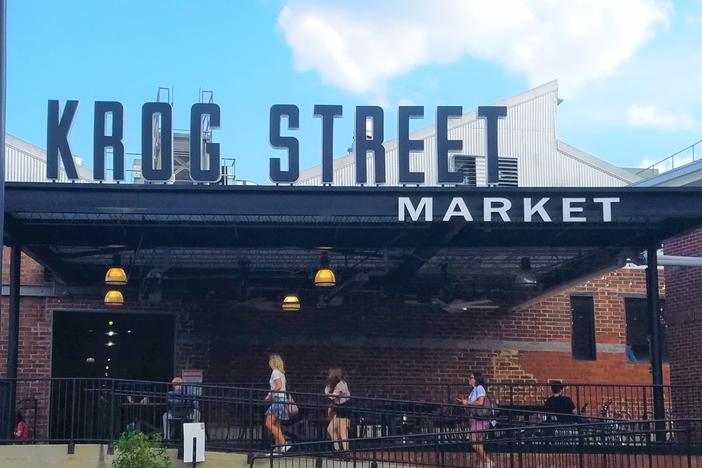 The entrance to Krog Street Market