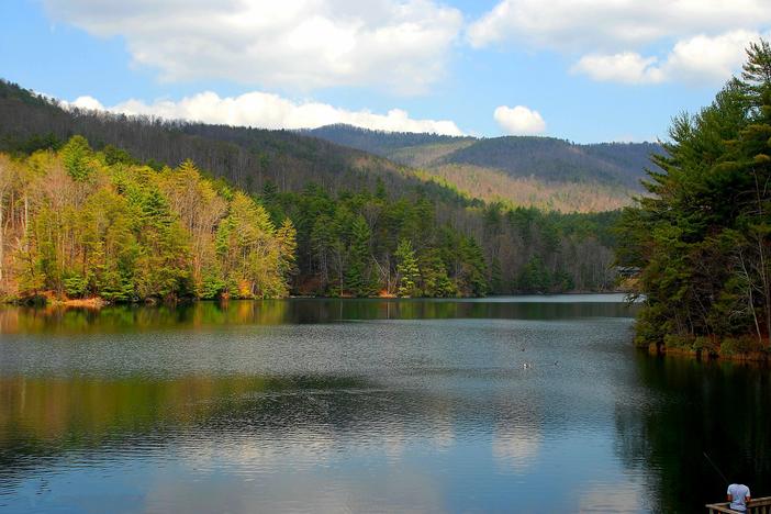 Lake at Helen in North Georgia