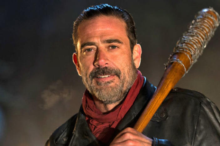 Jeffrey Dean Morgan as Negan on "The Walking Dead." Negan's weapon of choice is a bat named Lucille.