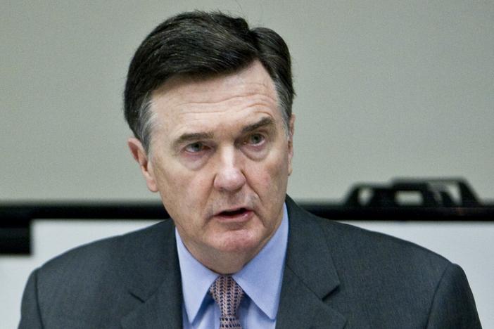 Dennis Lockhart, president and CEO of the Federal Reserve Bank of Atlanta, speaking at Emory University in 2011.