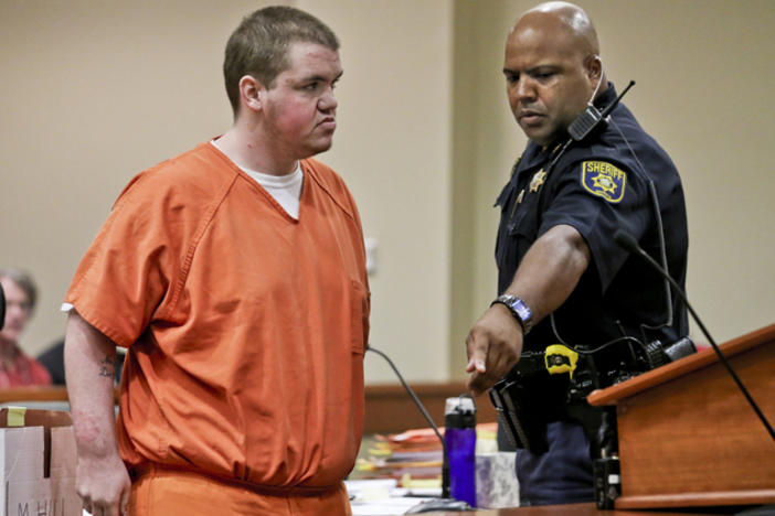 Michael Brandon Hill stands trial after an attempted school shooting in DeKalb in 2013