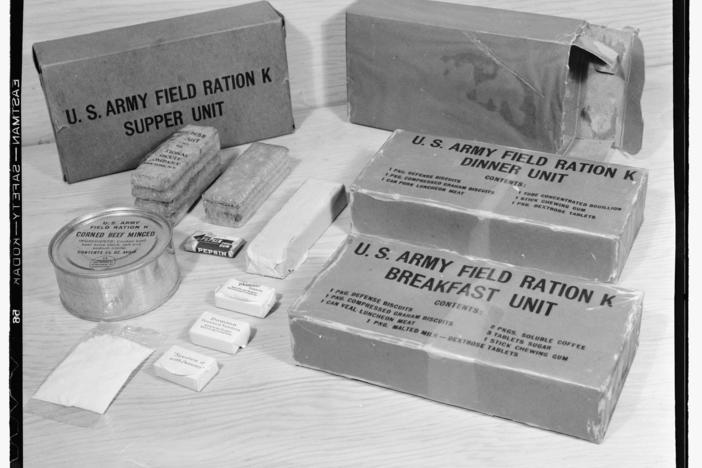 The U.S. military's need for longer-lasting rations led to the invention of many modern processed foods.