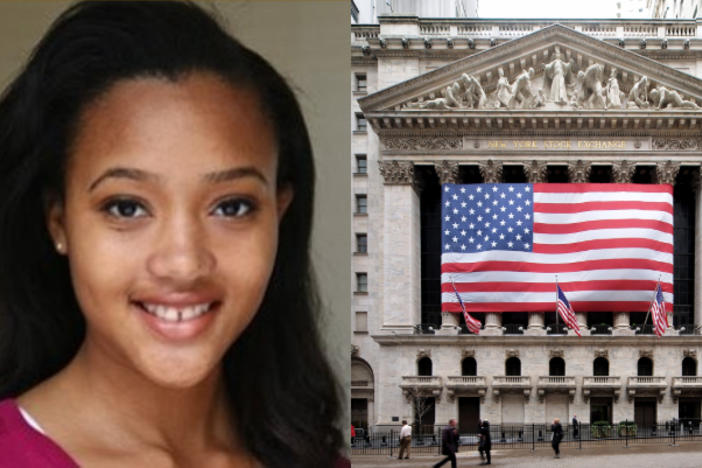 Lauren Simmons is the youngest and only full-time female stock broker at the New York Stock Exchange.