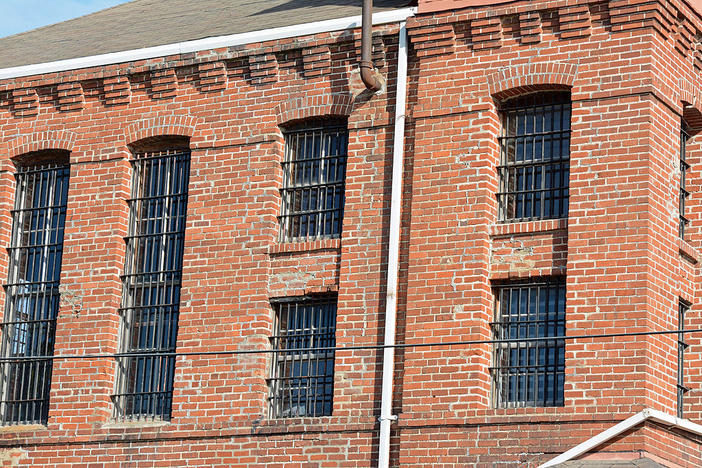 The old Berrien County Jail in Nashville, Georgia.