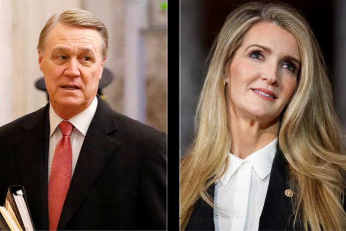 U.S. Sens. David Perdue and Kelly Loeffler, both Republicans from Georgia.