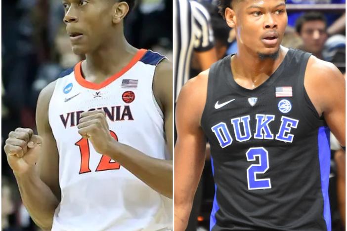 De'Andre Hunter (left) and Cam Reddish (right) were both selected in the top 10 of the 2019 NBA Draft and will play for the Atlanta Hawks next season.