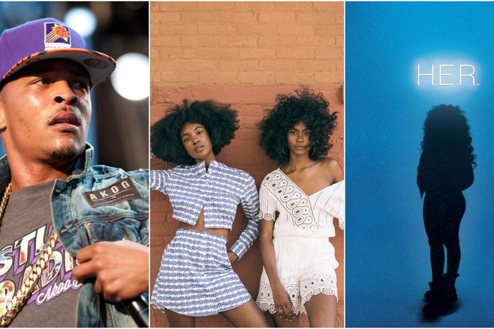 This weekend's ONE Musicfest will feature a number of high-profile artists, including T.I., St. Beauty  and H.E.R (left to right)