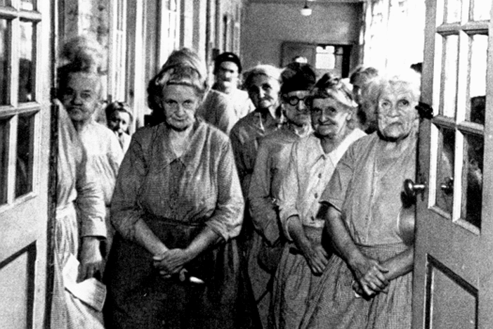 The door to the poorhouse was the main form of economic security for many elderly Americans in the days before Social Security.