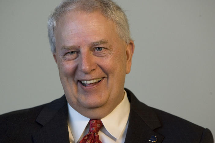 Former Georgia governor Roy Barnes is pictured during an AP interview Wednesday, Sept. 1, 2010, in Atlanta.