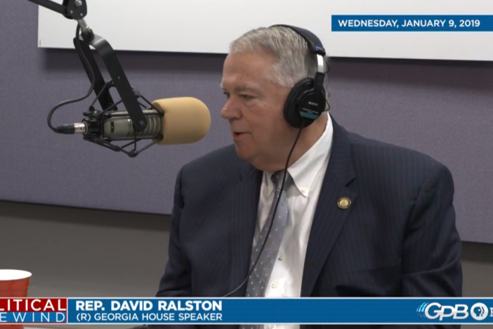 House Speaker David Ralston speaking with Political Rewind on January 9, 2019. 