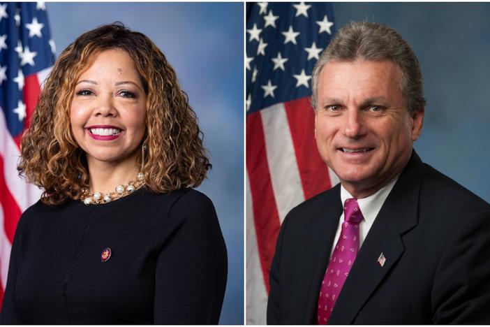 Democratic Rep. Lucy McBath, D-Marietta, was elected in 2016. Republican Rep. Earl 'Buddy' Carter, R-Pooler, was elected in 2014.