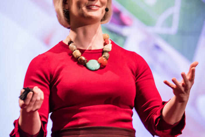 GPB's Rickey Bevington delivers a talk on the future of news at TEDxPeachtree October 6, 2017.
