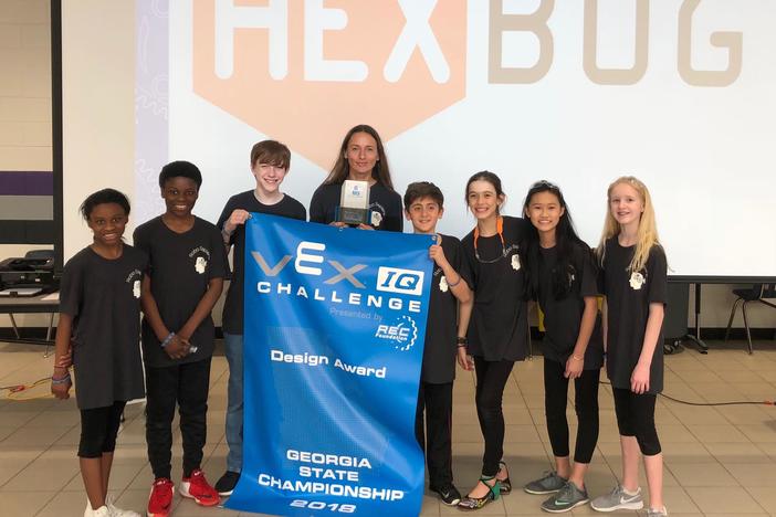 Middle school students from Dacula, Georgia, hope to bring home another win from the  2018 VEX Robotics World Championship.