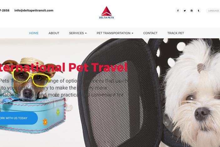 Delta Air Lines filed a federal lawsuit against the site DeltaPetTransit.com.