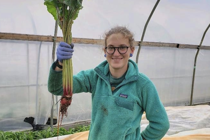 Ashley Rodgers owns and operates an organic farm in Douglasville, Georgia.