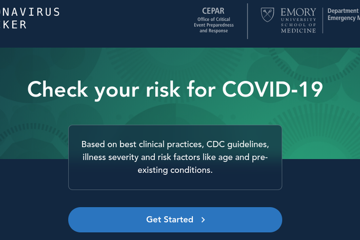 Emory doctors have created a website that allows users to assess how likely it is they have coronavirus.