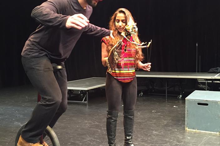 Emory University students perform comedic routines inspired by the works of William Shakespeare.