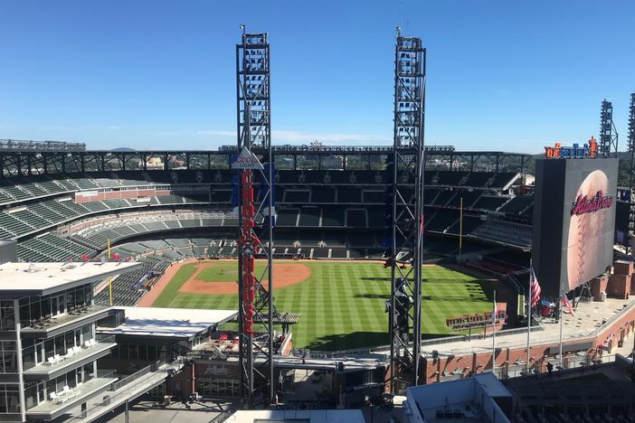 SunTrust Park, home of the Atlanta Braves.