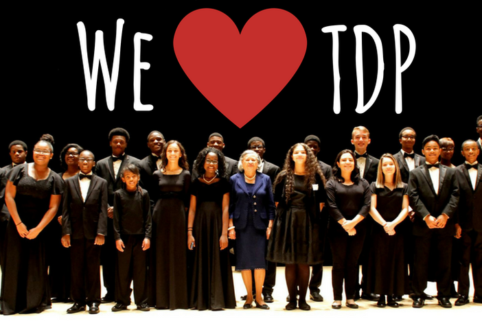 Students from the ASO's Talent Development Program in 2017