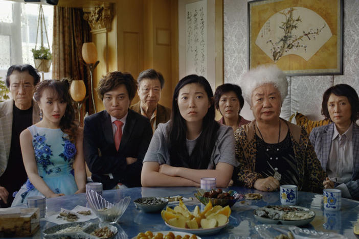 Awkwafina, center, stars in Lulu Wang's "The Farewell" 