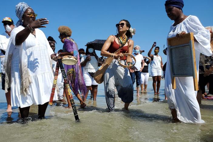 An annual wade-in celebration on Juneteenth honors the Tybee wade-in protests of the 1960s and the long, ongoing fight against systemic racism.