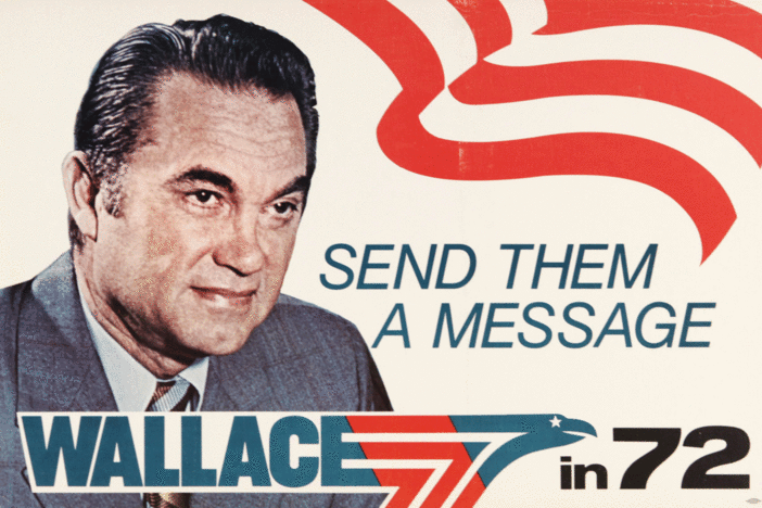 Campaign poster for George Wallace's 1972 presidential campaign.