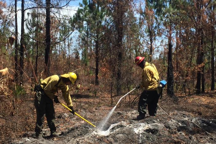 The team fighting the blaze near the Georgia-Florida state line that burned nearly 240 square miles since April now considers the fire 90-percent contained.