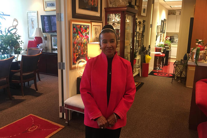 Xernona Clayton at her office in Atlanta, Georgia.