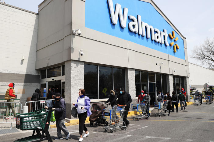 Walmart and Sam's Club will begin requiring shoppers to wear masks inside their stores on Monday.