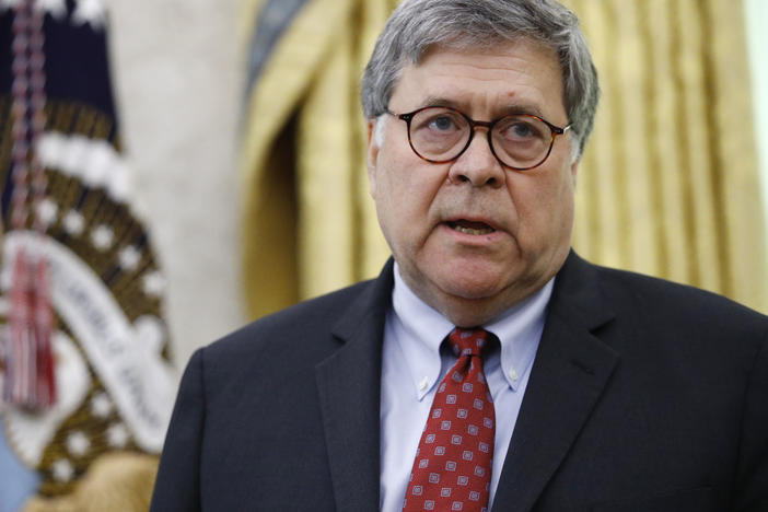 Attorney General William Barr says U.S. businesses have jettisoned American values to chase the lucrative Chinese market.
