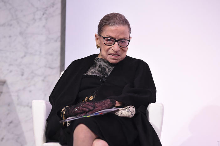 Supreme Court Justice Ruth Bader Ginsburg, pictured on Feb. 19, revealed Friday that she began undergoing chemotherapy in May for a new cancer diagnosis.