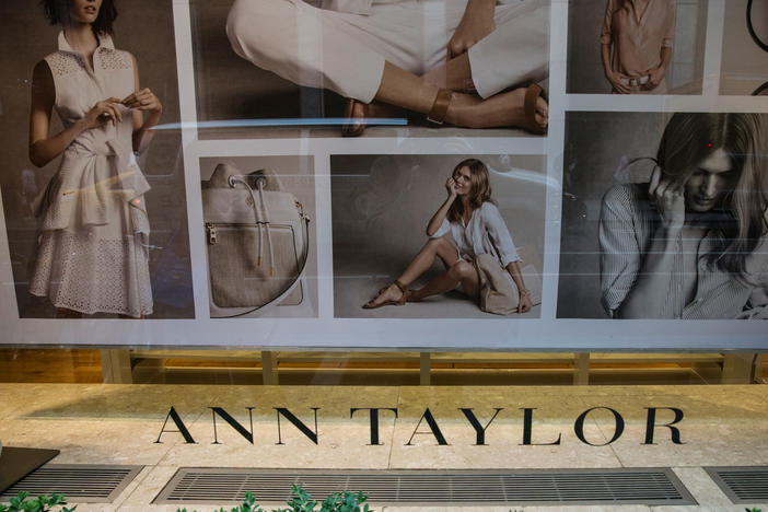 An Ann Taylor store in New York City in 2015. Ascena Retail Group, which owns Ann Taylor, Loft and Lane Bryant, has filed for bankruptcy.