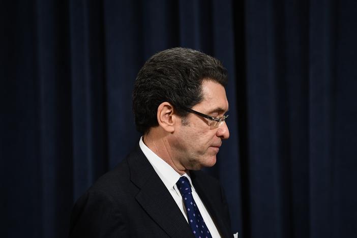 Majority counsel Norm Eisen attends a House Judiciary Committee hearing on the impeachment of U.S. President Donald Trump on Capitol Hill in Washington, DC, Dec. 4, 2019