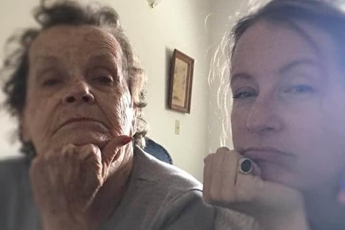 Juanita Giles and her mother, Mary Morton Giles.