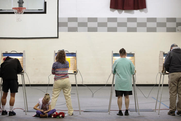 Voters in Kirkwood, Mo., cast ballots on Nov. 6, 2018 that helped decide the balance of power in Congress. Next week they'll get the chance to decide whether to expand Medicaid in their state. The measure could extend health coverage to more than 230,000 more Missourians.