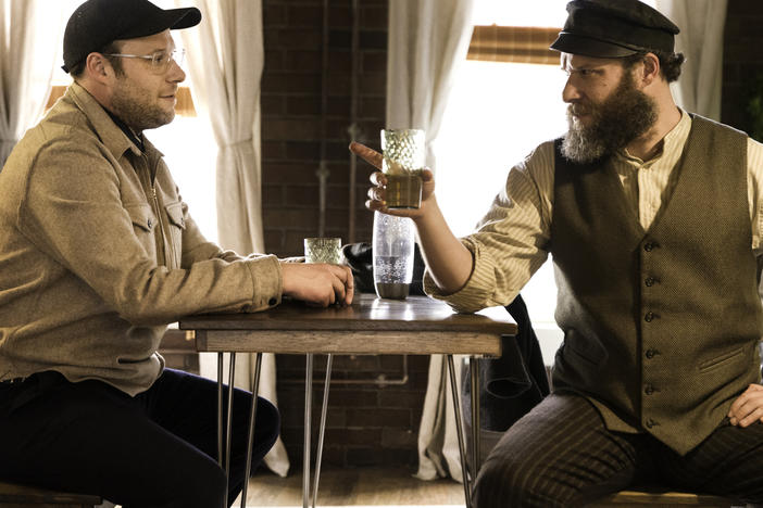 Seth Rogen stars alongside ... well, Seth Rogen, in the HBO Max movie <em>An American Pickle</em>.