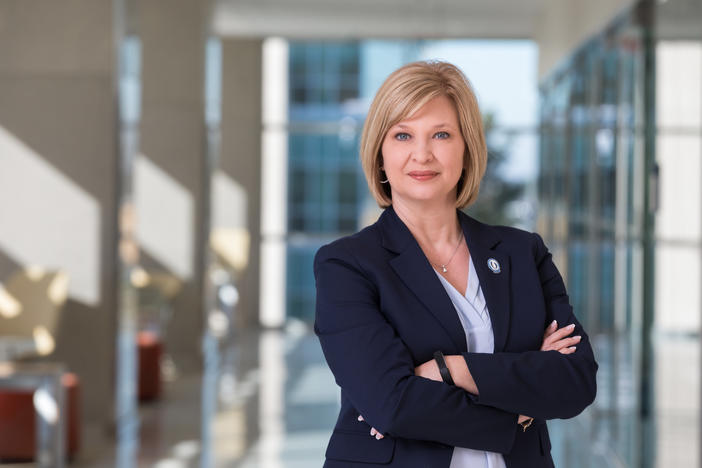 LouAnn Woodward, who leads the University of Mississippi Medical Center, supports a statewide mask mandate. But she says state leaders are "in a pickle," based on medical advice against popular opposition.