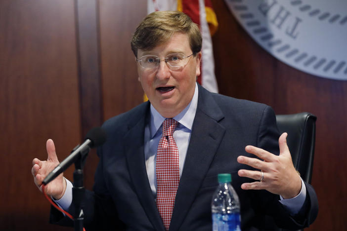 Mississippi Gov. Tate Reeves announced on Tuesday that masks will temporarily be required statewide and certain school districts must delay the start of in-person instruction. The state is ranked second for number of new cases per capita.