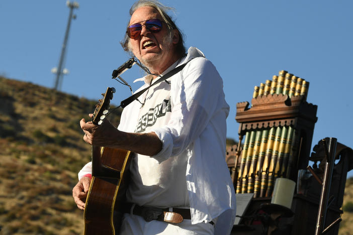 Neil Young was among a number of artists who objected to Donald Trump using their songs during the 2016 campaign.